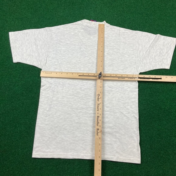 Vintage Harry Potter Shirt Mens S Gray 2001 Book Promo Logo Glasses Graphic Y2K - Picture 9 of 12